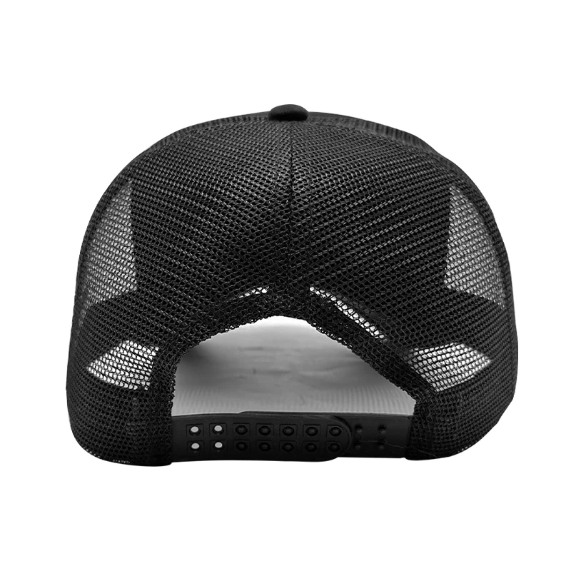 Wholesale Plain Blank Foam Trucker Hat High Quality 5 Panel Adjustable Snapback Polyester Baseball Mesh Cap for Men Women