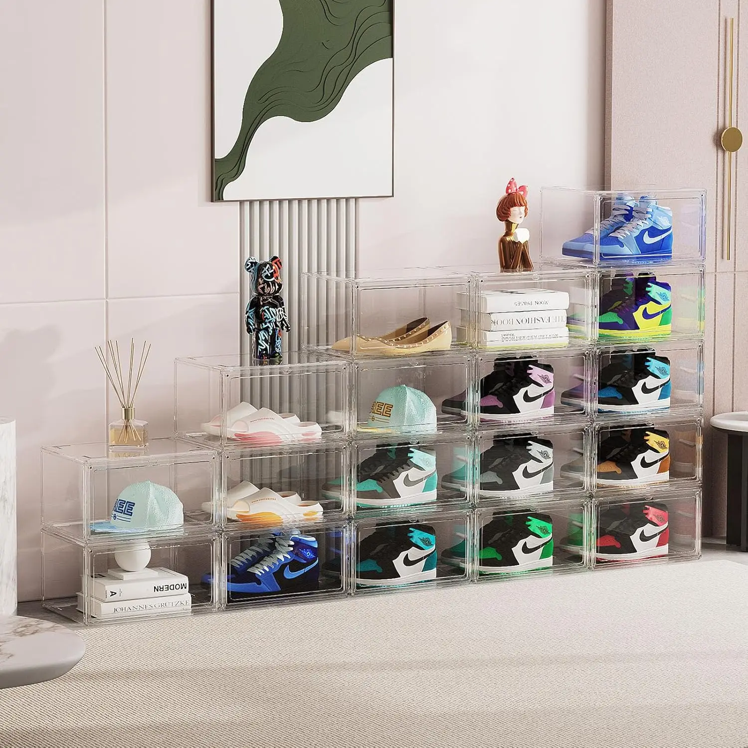 Acrylic Shoe Box - Clear Display for Air Jordan Sneakers