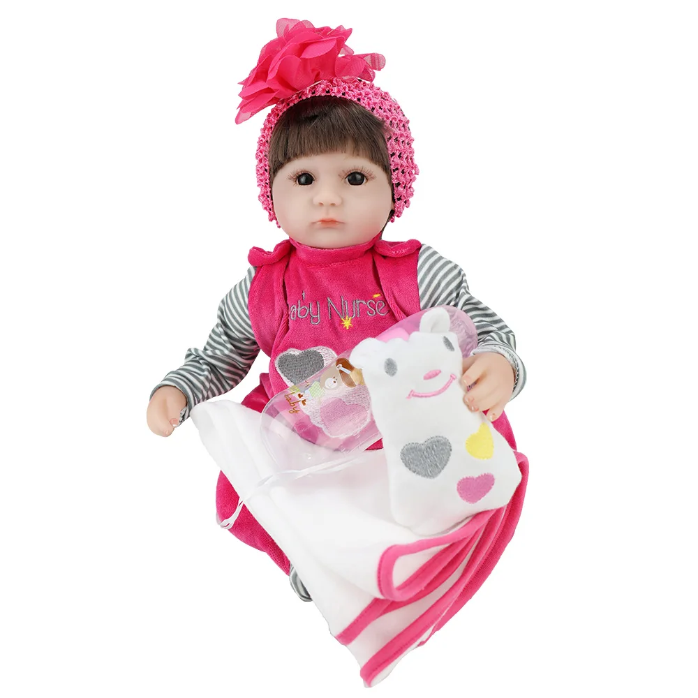 Baby Dolls Silicone Realistic Inch Girl Silicon Body For Full Newborn Soft  With Kit Black Lifelike Toddler Clothes Reborn Doll| Alibaba.com