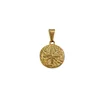 Xts10-round eight-pointed star-gold