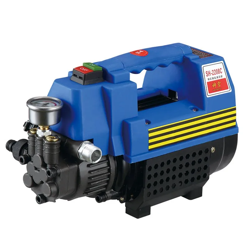 新洗车机经济轻便自动高压清洗机冷水清洗自行车 ce 1800w 100bar