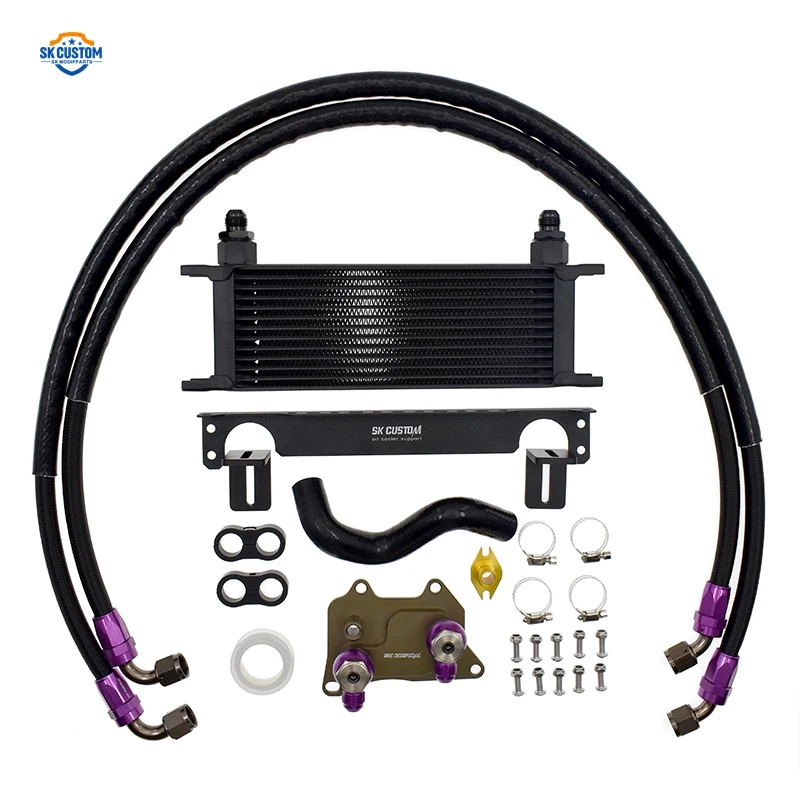 Engine Oil Coolant Kit For VW Audi GEN3 EA888 Engine Oil Cooling Cooler
