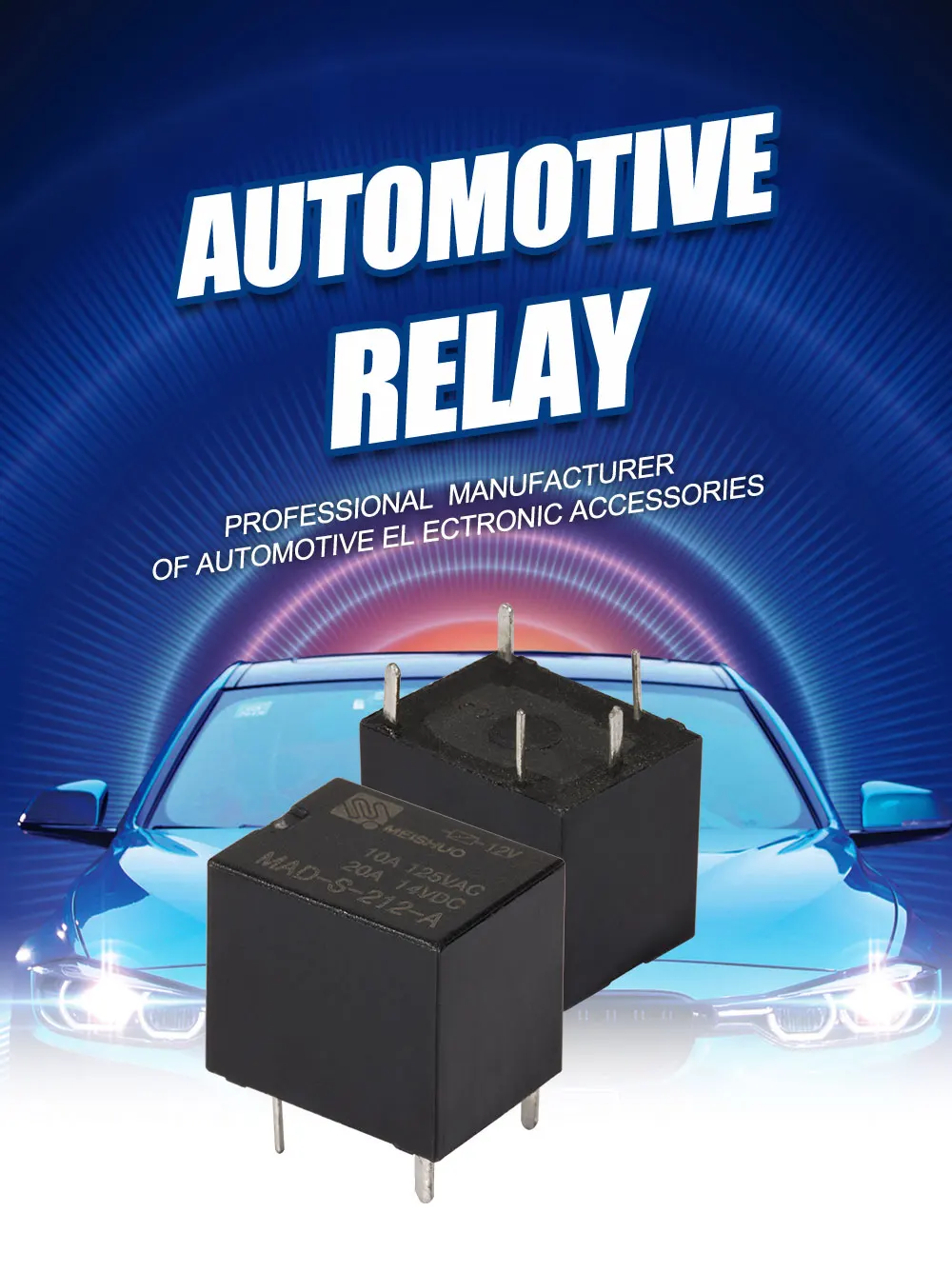 Meishuo Mad 20a Auto Relays T78 Relay 12v 5 Pin Automotive Micro Mini