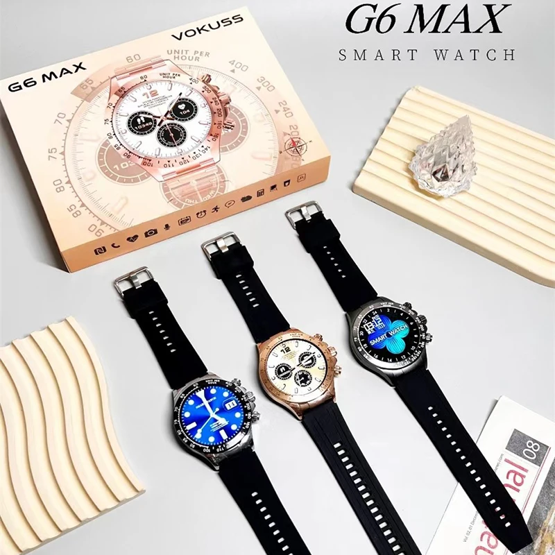 G6 Max 2024 BT Call IP67 Waterproof Large Memory Outdoor Sports Smartwatch 290mAh Large Battery  Outdoor Smart Watch for Men