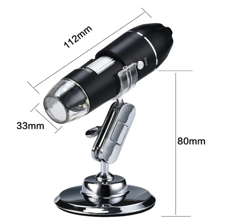 USB Electronic Microscope 3 in 1 1000X Compatible HD Digital Microscope With Android Windows Mac