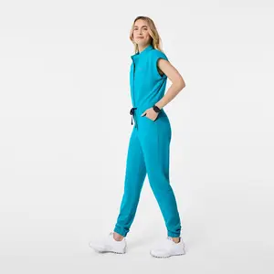 Factory Custom High Quality Medical Scrubs Wholesale Plus Size Sets Joggers Straight  Nursing Scrubs Stretch Nurse Uniform Sets