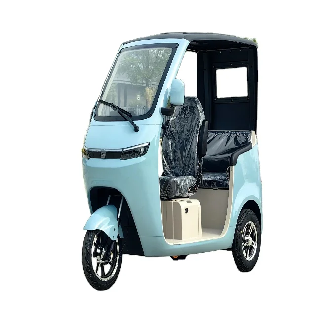 MINGJUE 72V Electric Tricycle for Three Closed Body Type for Cargo Use