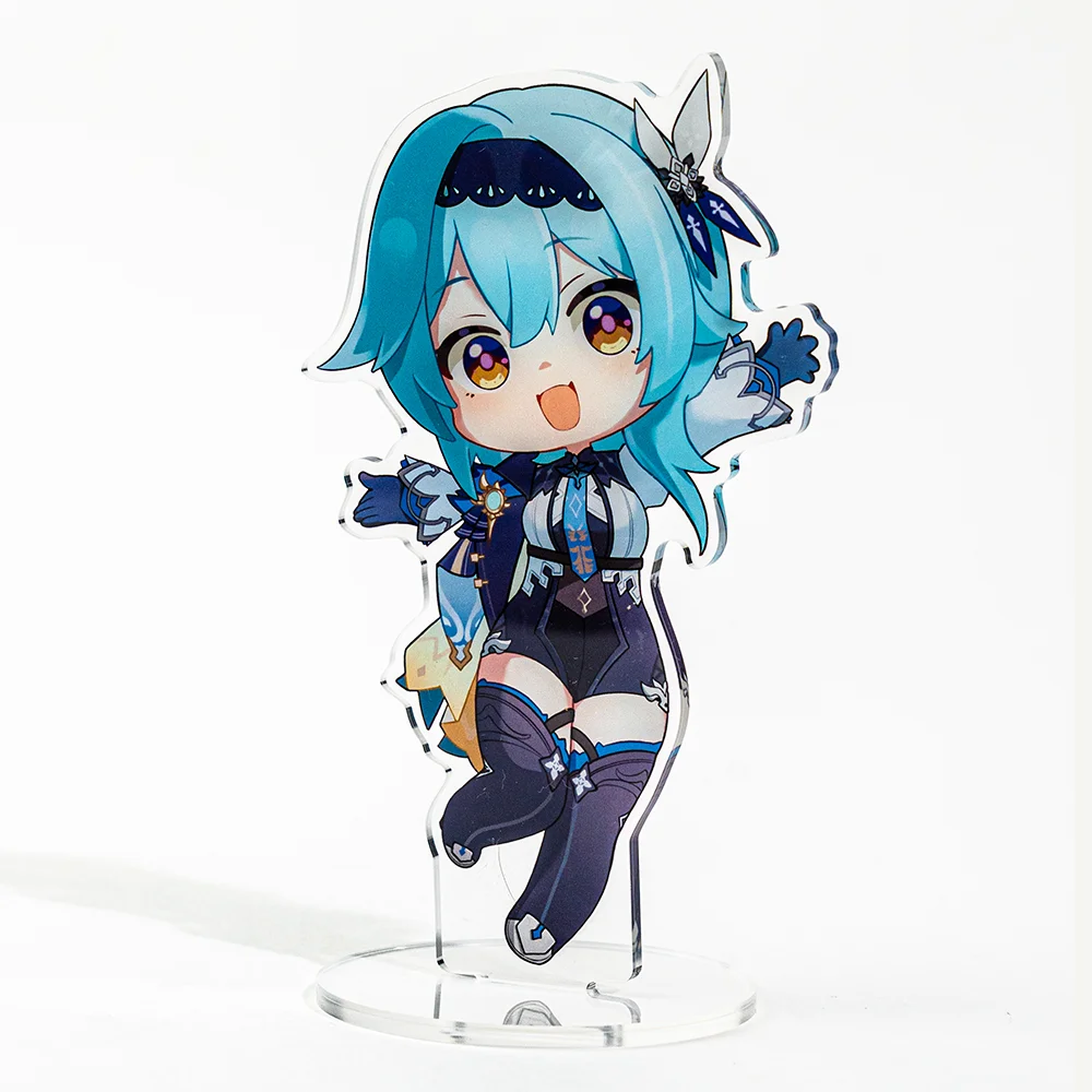 Custom Acrylic Standee Character Figures Double Print Clear Acrylic Keychain Standee