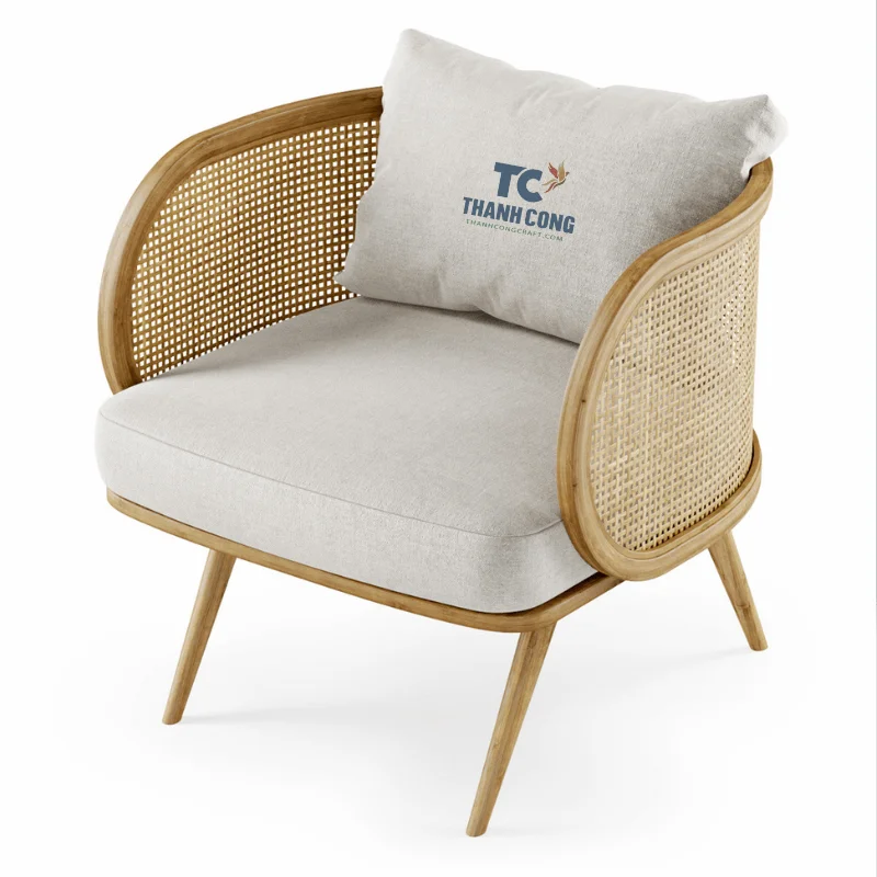 High Quality Supplier Rattan Chair Single Sofas Living Room Cheap