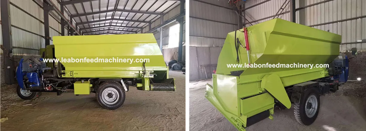 Fodder Mixing Machine Spreader Machine Animal TMR Fodder Mixing Machine Alfalfa Silage Forage ...