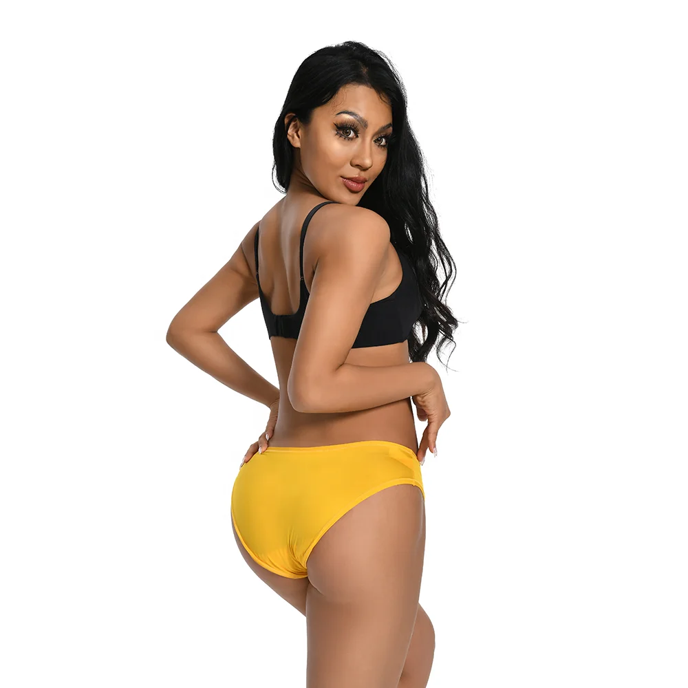 Shanhao RTS Plus Size High Stretch Cooling Ice Silk Panties Upgraded Daily Panties With protection Gusset for Women