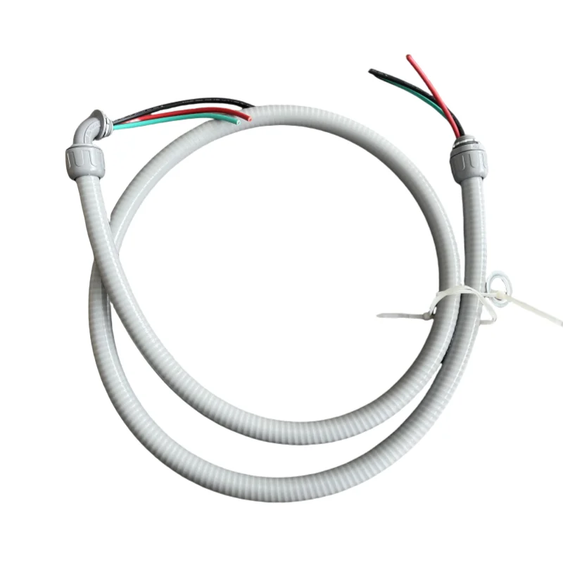 1/2" PVC Liquid Tight Flexible Conduit Non-Metallic Electrical Pipe Cable Made of Nylon and Plastic America Canada Market