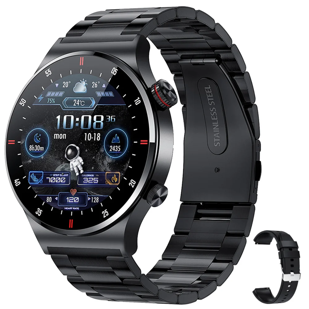 Sport Ip67 Reloj Smartwatch Touch Screen Hombre Mujer Qw33 Smart Watch with Calling Function 2024 Good Quality Watches for Men