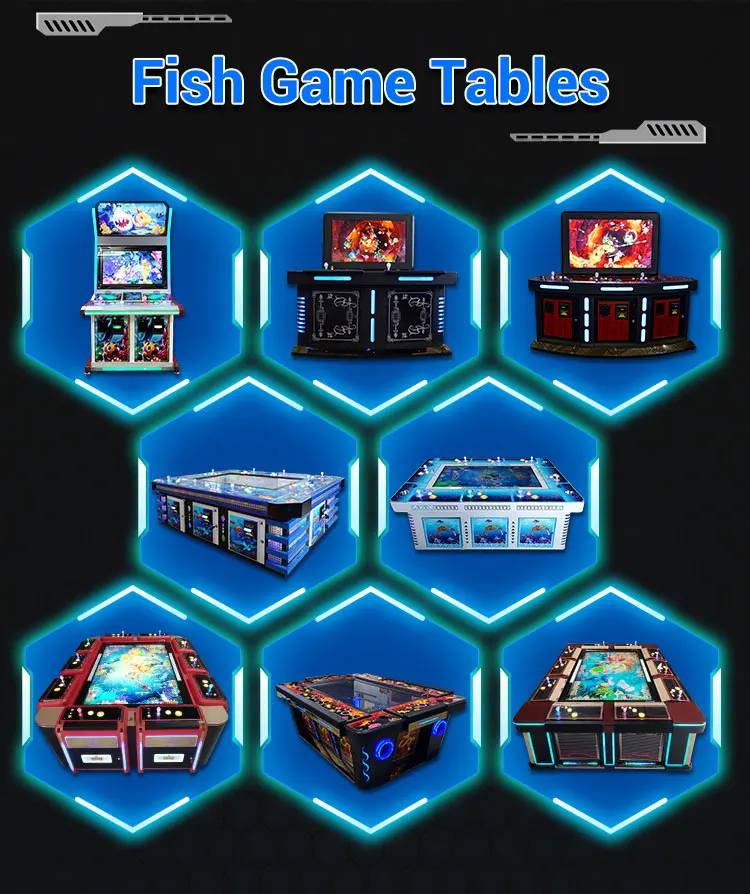 10 Players Fish Game Board Table Ocean King 3 Plus Golden City