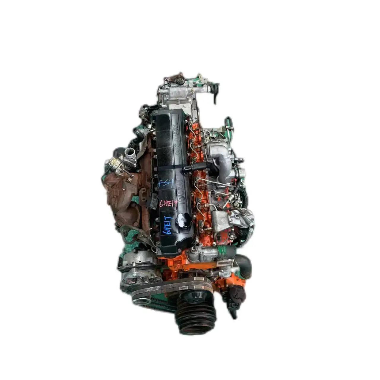 For Isuzu 6HE1T Used Diesel Engine Assembly for Cargo Trucks Sale Price Available