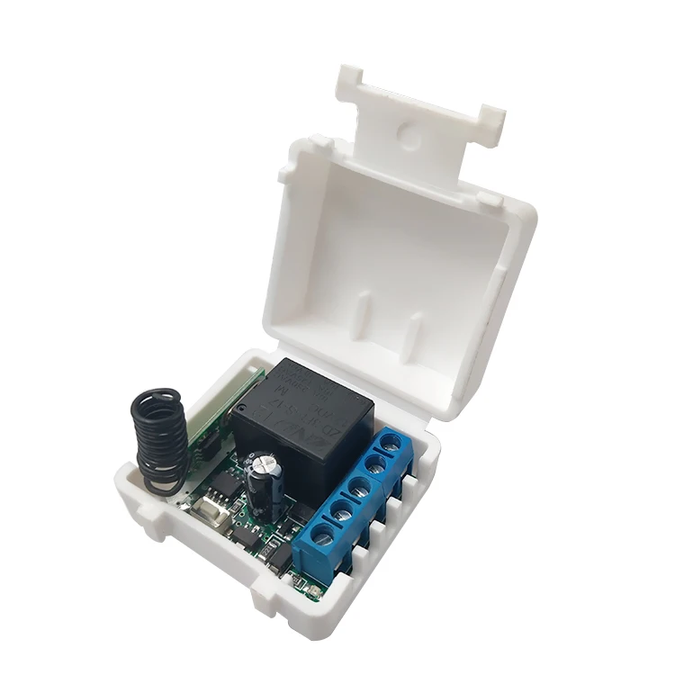 thumbnail image 2 of 12V 1-Channel Wireless RF Remote Control Relay Switch – 433MHz Transmitter + Receiver 2 of 5