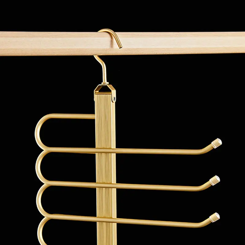 Space-Saving Luxury Aluminum Pants Hanger
