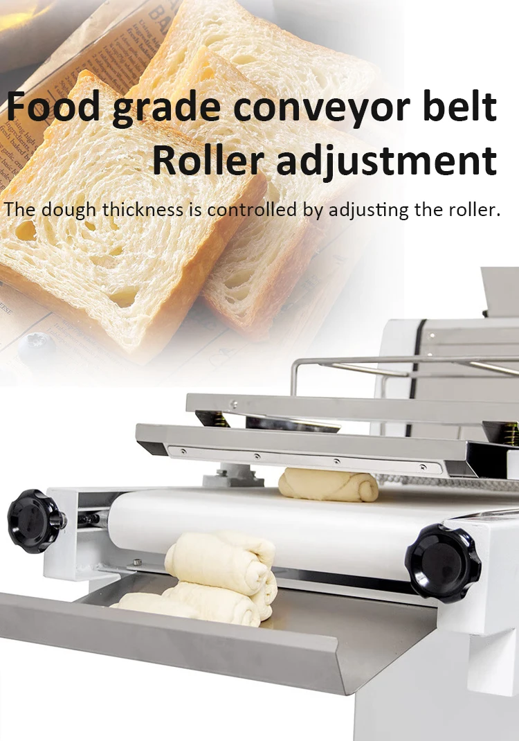 CE certification Commercial  380mm Automatic Bread Toast Dough Moulder for Bakery