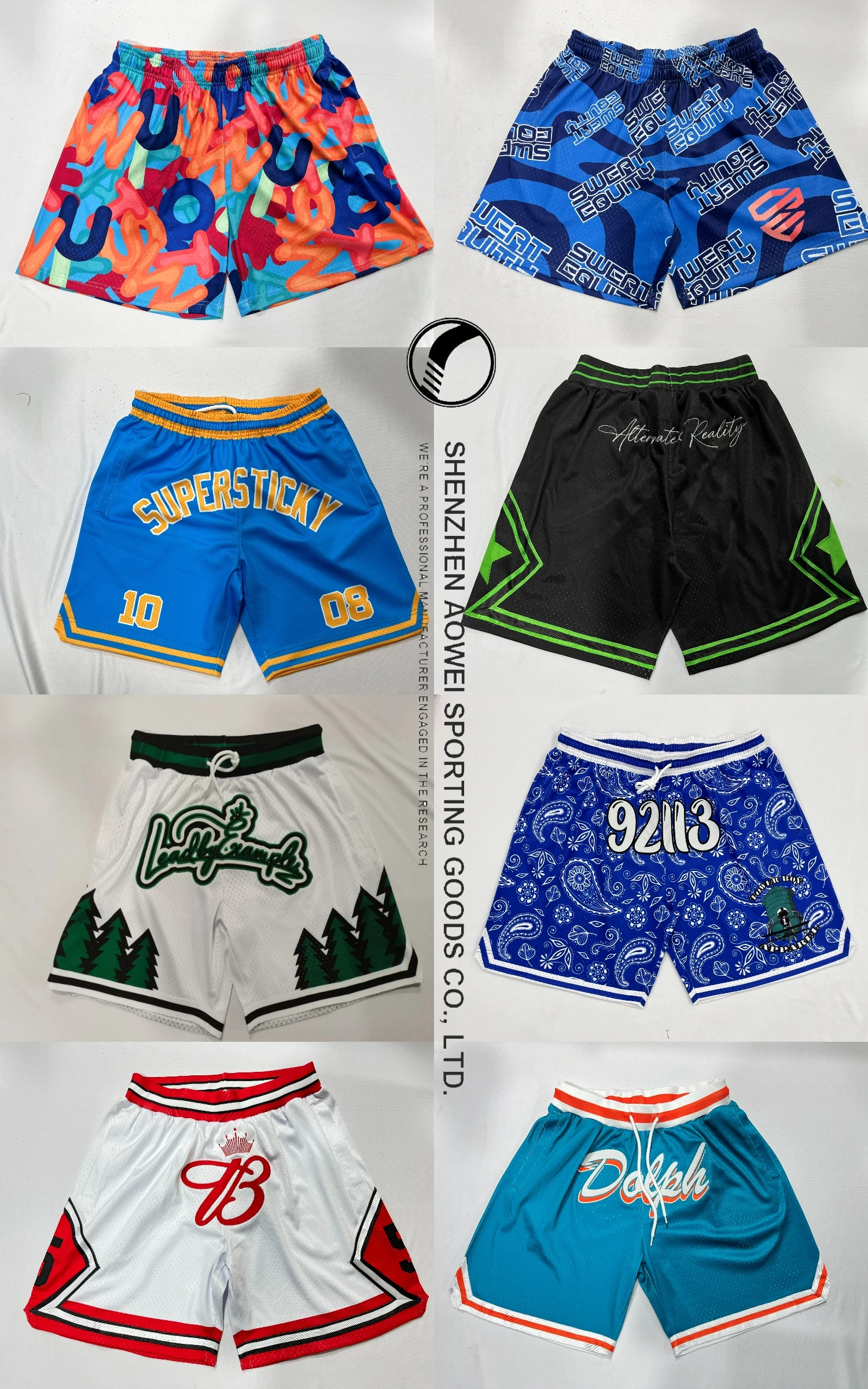 NBA_ 2021 Team Basketball Shorts Just Don Mesh City Version Sport Shorts  Hip Pop Pant With Pocket Zipper Sweatpants Black Blue Red Green Mens''nba''jersey  