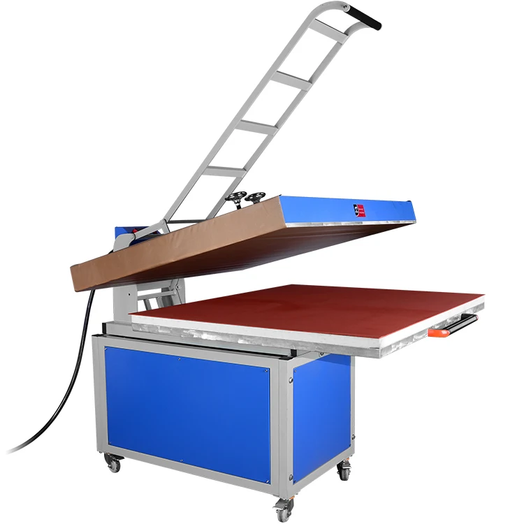 Gaoshang Factory Accept Size Custom Large Format 50X70 60X80  80 X 100 Manual Home Heat Press Machine