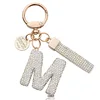Letras de diamantes plateados-m