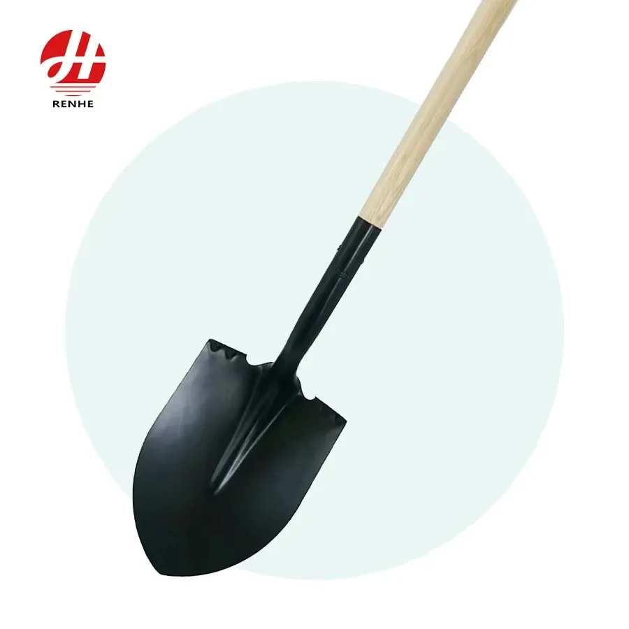 Ofertë e nxehtë lopatë hekuri 50Mn për industrinë bujqësore, ndërtimore dhe kopsht, me dornik druri