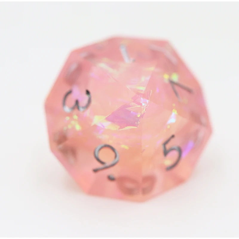 Custom 16mm Polyhedral Resin Dice Set for Dnd RPG Handmade Dnd RPG Accessories details