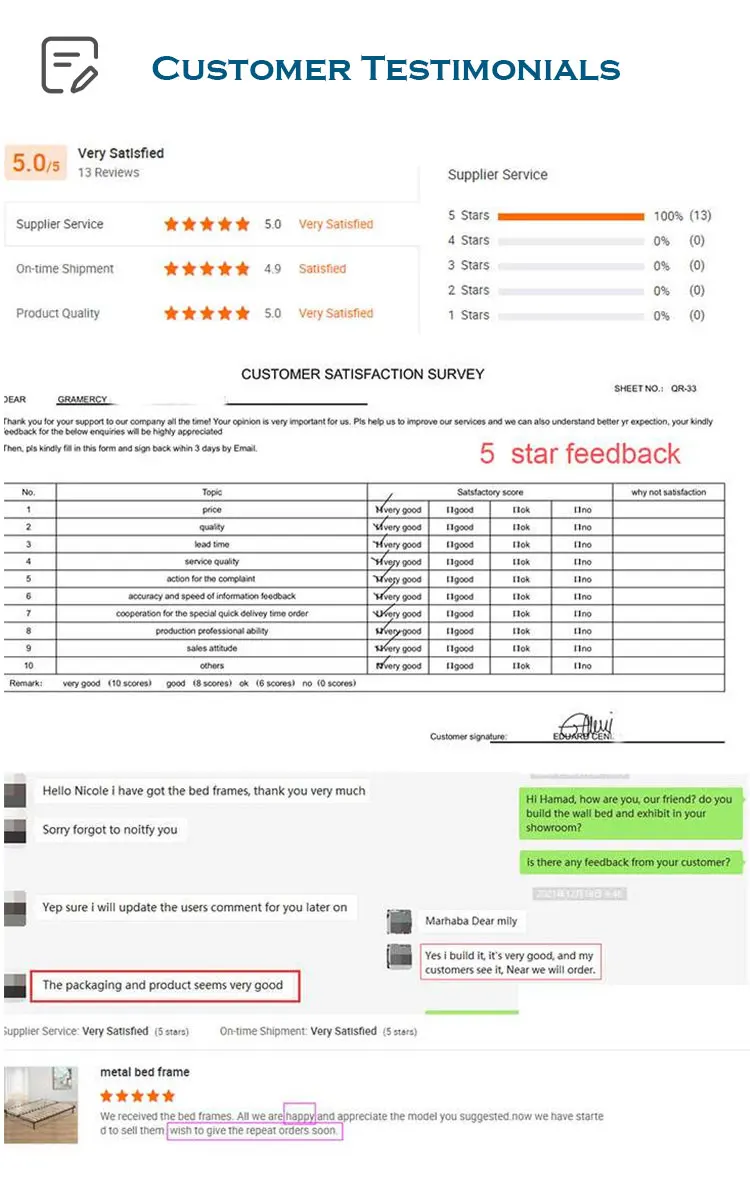 Space Saving Bedroom Furniture Wall Mounted Pull Out Double Vertical