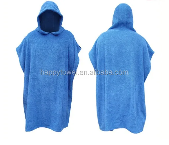 Poncho De Surf Imperméable à Manches Longues - Double Couche, Séchage Rapide - Taille M Unisexe - Pour Natation, Bain, Plage