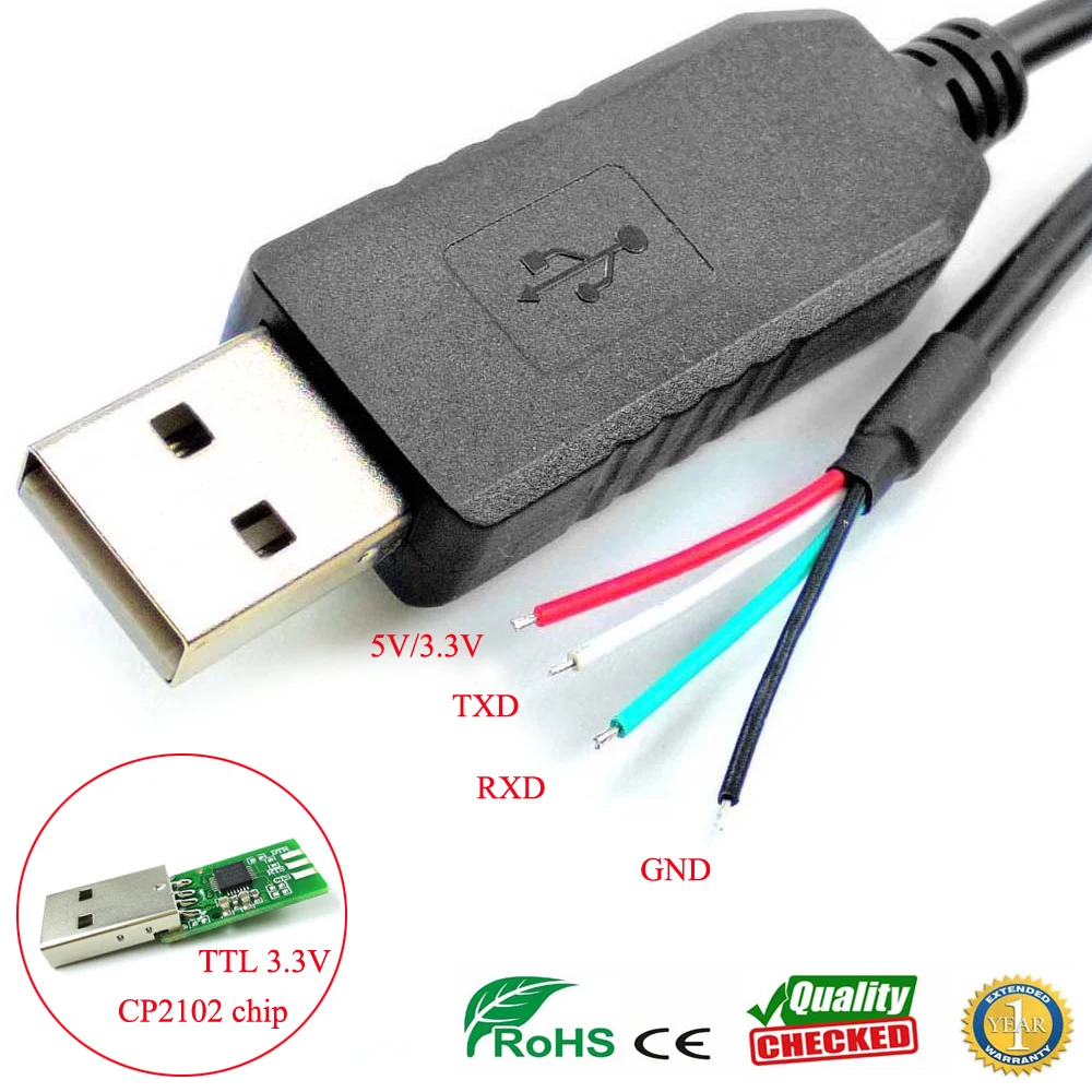 Vedholdende På forhånd Rund Wholesale Silicon Labs CP210x USB to UART Bridge VCP Drivers Serial Adapter  Flash Wire Upgrade Lead Console Cable for MCU PLC CPU From m.alibaba.com