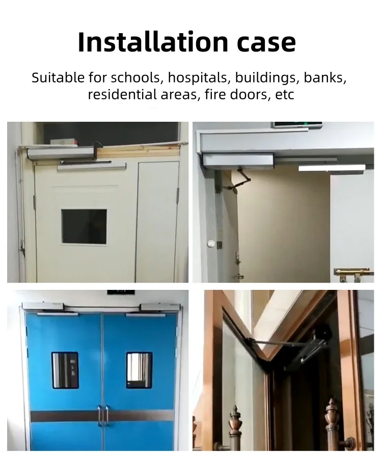 Automatic Electric Swing Door Opener & Closer – Commercial/Residential, DC 24V 45W Motor, Fits Doors Up To 200kg & 2500mm Wide, Remote Controlled