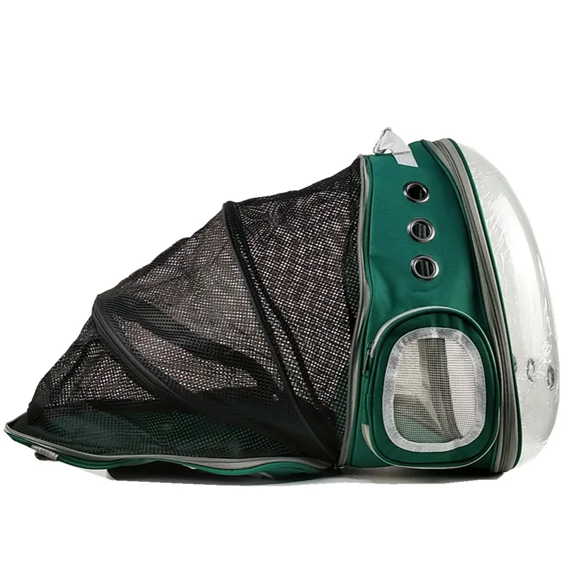 Cat Backpack Solid Space Capsule Pattern Zipper Closure Pet Carrier Portable Outgoing Small Size Animal Pattern Pets Carring Bag