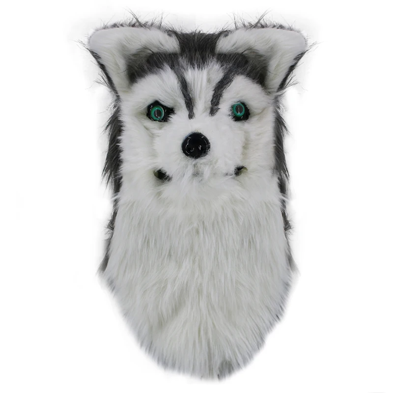 Halloween cosplay animal Wolf dog mask animal furry mask cute furry head  cover