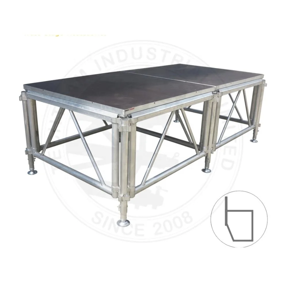Portable Round Stage X Pole Stage for Pole and Pole Dancing