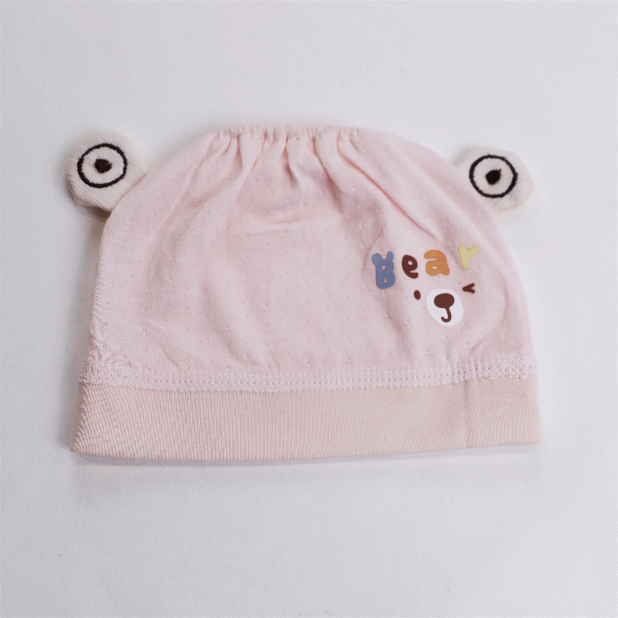 Хлопковая Детская шляпа с принтом для новорожденных на возраст 0-6 месяцев