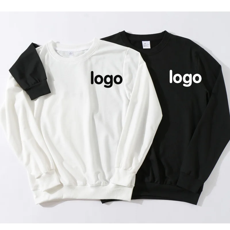 Chándal Regular De Cuello Redondo Para Hombre Y Mujer,Ropa Sin Capucha Con  Logotipo Personalizado,Chándal Para Trotar,Venta Al Por Mayor - Buy Venta  Al Por Mayor De Moda Color Puro En Blanco De