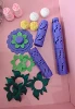 1 SET Stampo in Argilla per Fiori + 6 Nuclei + 6 Foglie