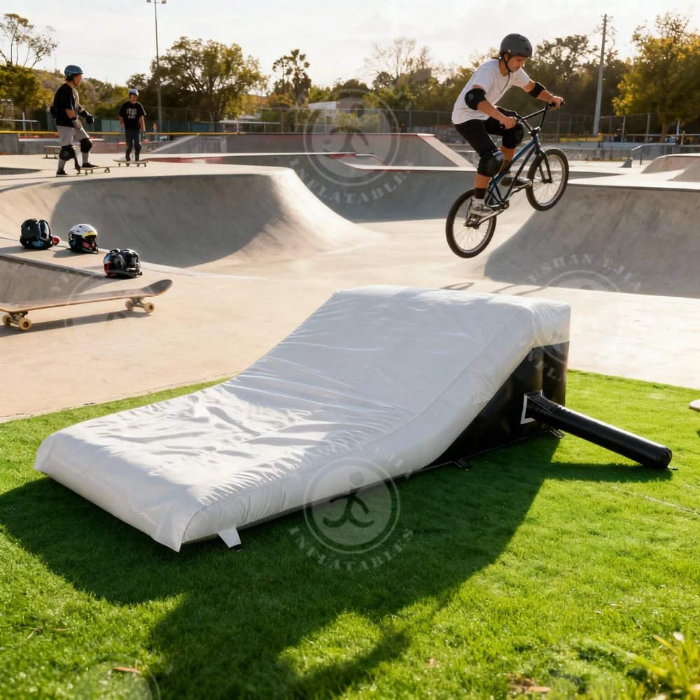 Custom Inflatable Ramp for Motocross Dirt Bike Mountain Bike Stunt ...