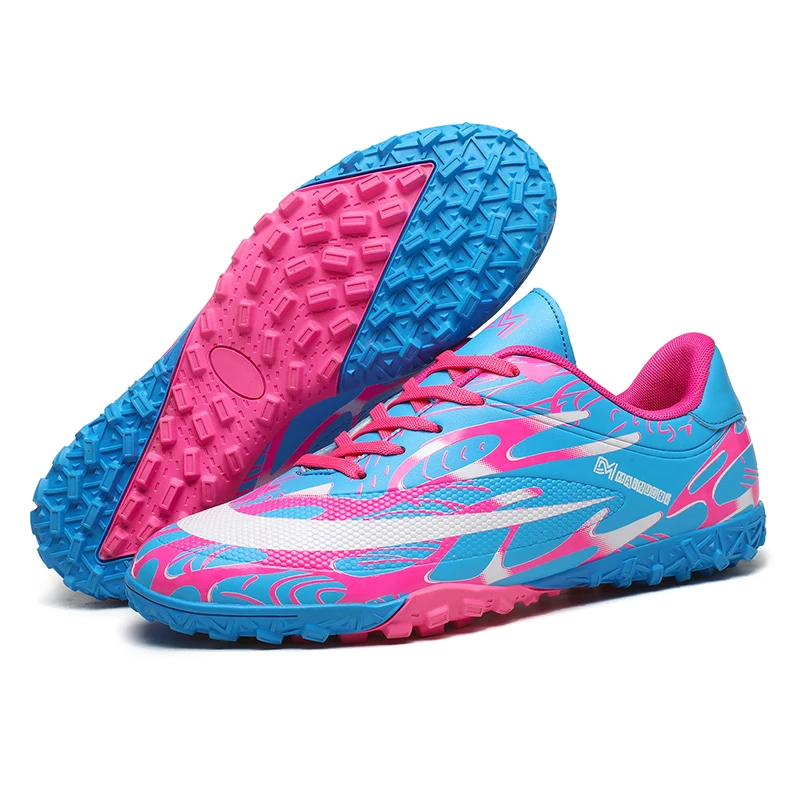 Durable Lightweight Fashion Sneakers Comfortable Youth Junior Kids TF Soccer Shoe Athletic Outdoor Boys Soccer Shoes Football