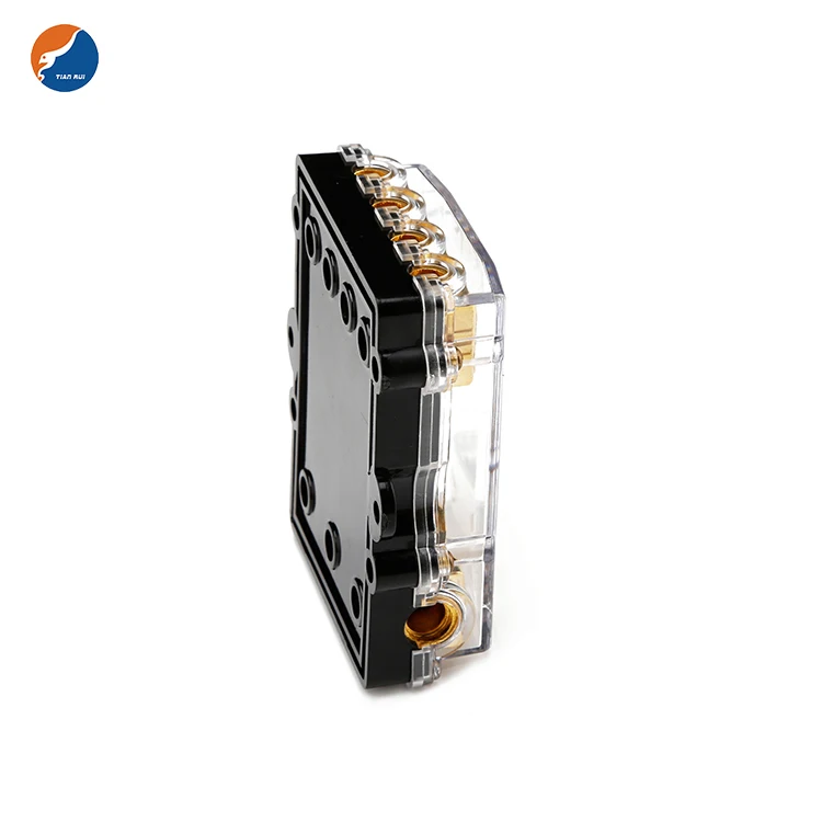 Fuse Box 32v Amomd 12 Way DC 32V Fuse Block Mega Terminal Block Fuse Holder Box With 12 Way Negative Bus Bar