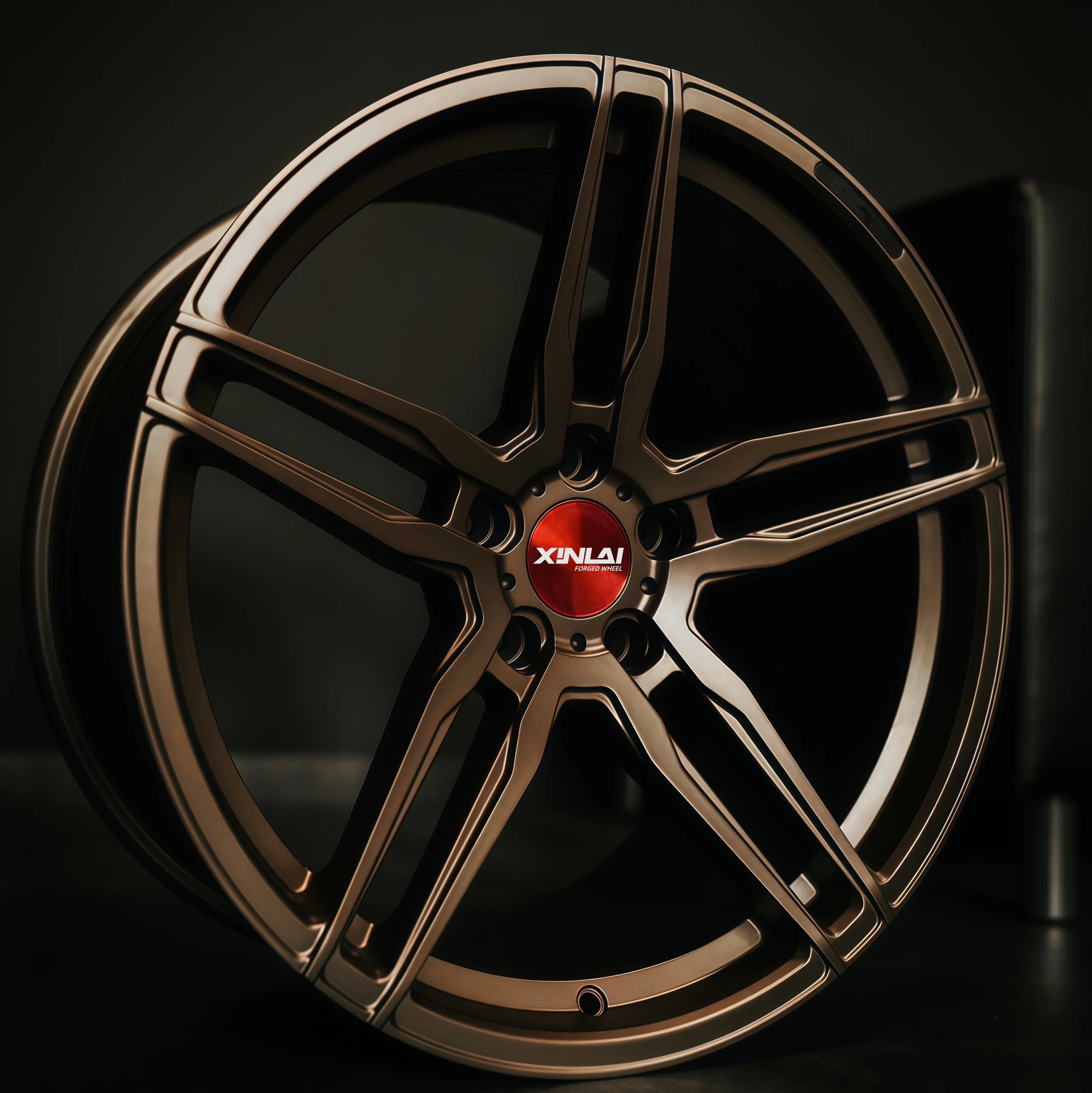 XINLAI 1-Piece Custom Forged White Wheels 5x112 5x120 5x114.3 Wheels Racing Car Alloy Rim for bmw audi benz Lamborghini Ferrari - Image 1