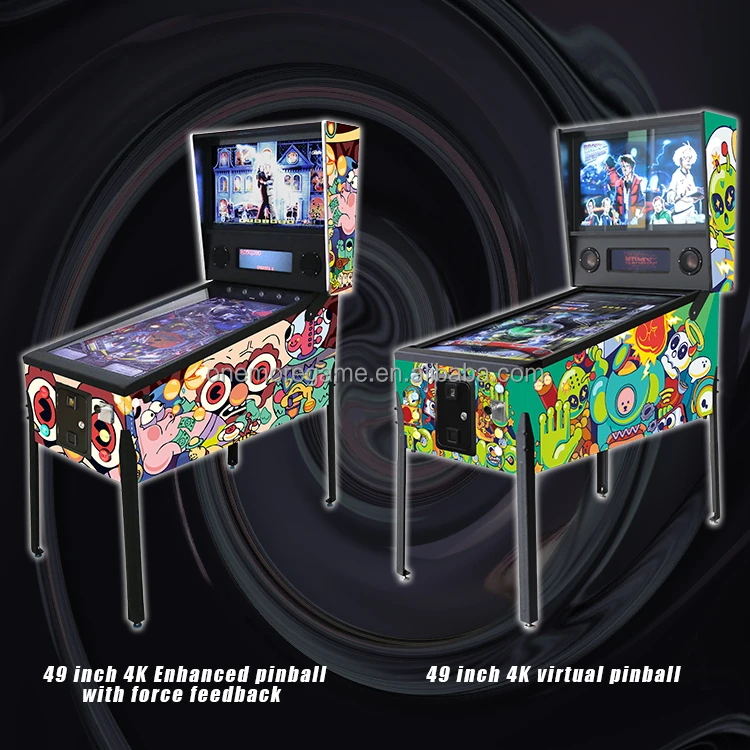 43 inch virtual pinball machine - FLIPPATASTIC - modern art - made for  arcade