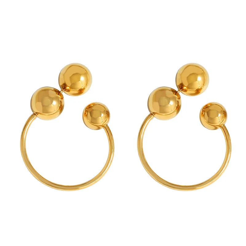 Orecchini a cerchio con fiori color pastello, nappe a forma di fiore intercambiabili, cerchi da 19,5 mm e 30 mm, acciaio inossidabile placcato oro - Italia