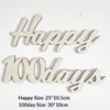 Wood color HAPPY 100DAYS