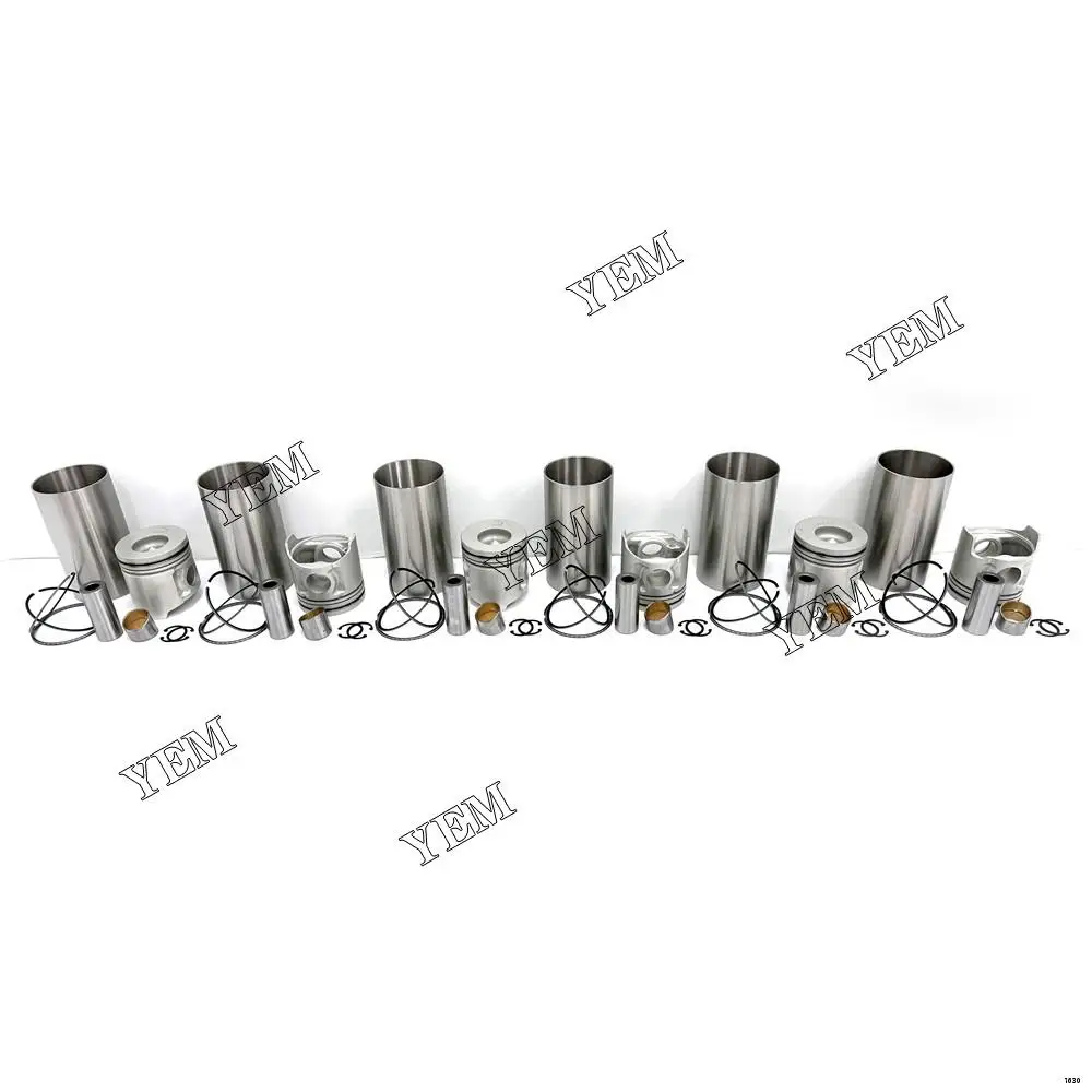 6D34 Liner Kit With Cylinder Piston Rings for Mitsubishi