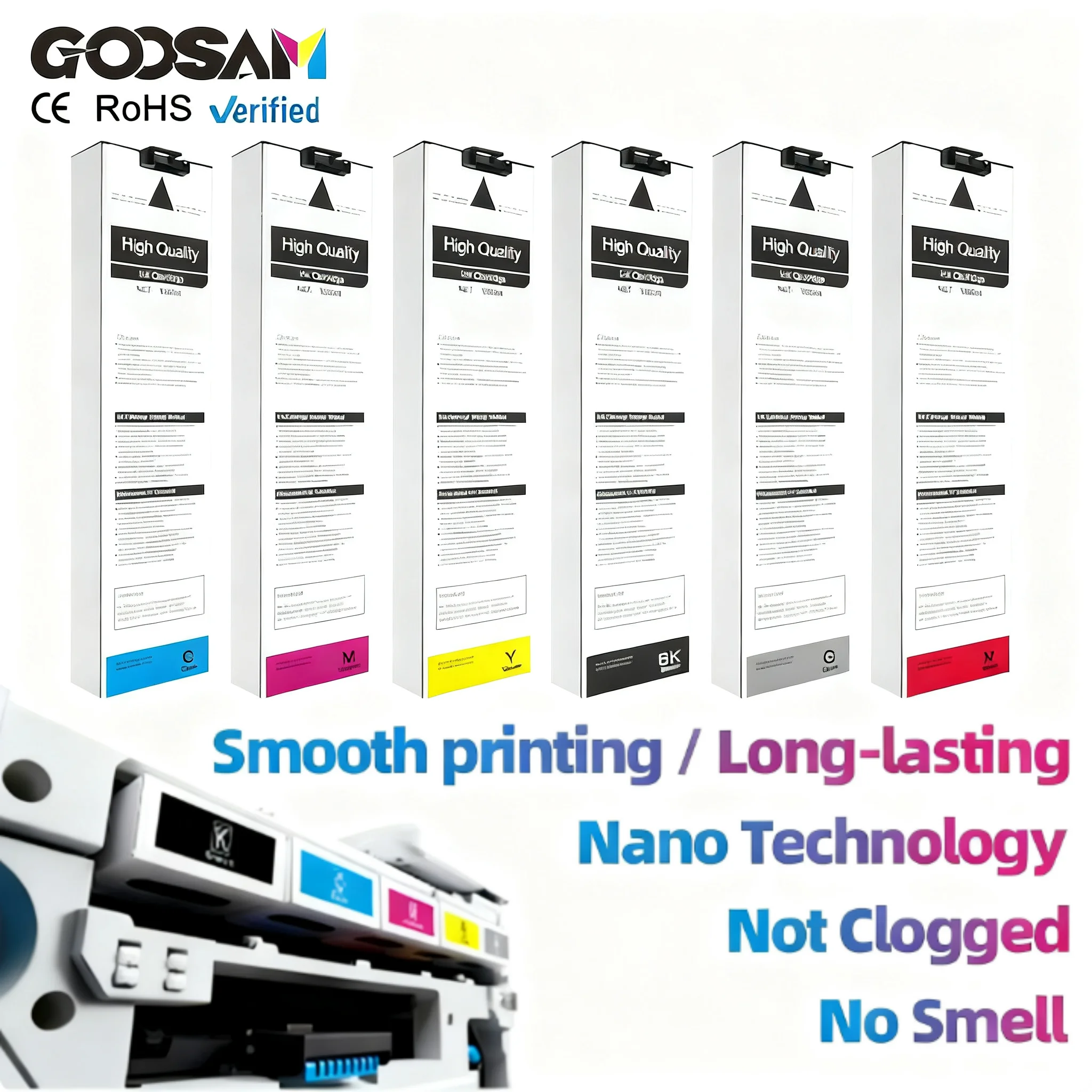 Fast Speed 1000ML Ink Cartridge for Riso Comcolor Printers