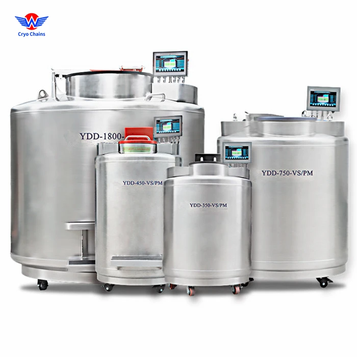 550 Liter Stainless Steel Biobank Freezer Liquid Nitrogen Tanks