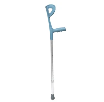 Lightweight Aluminum Underarm elbow crutches adjustable elderly crutches