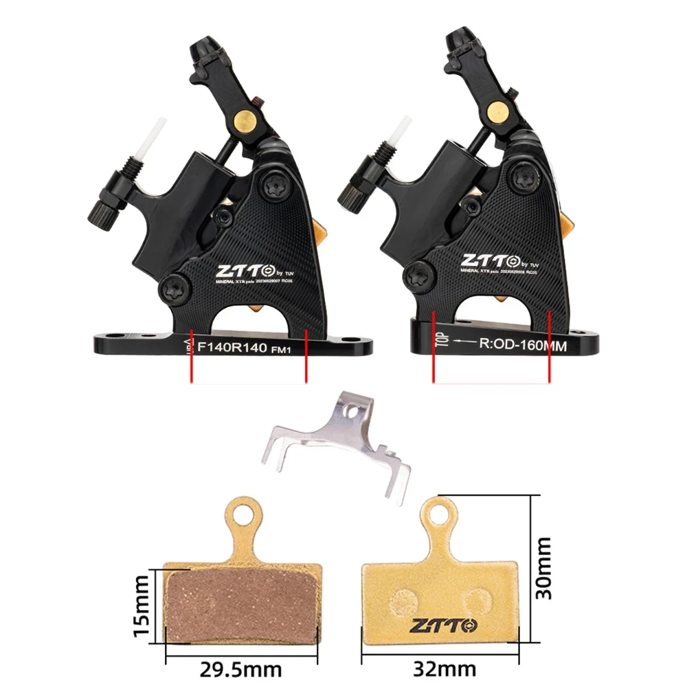 Plaquettes De Frein Disque Vélo - Lot 4 Paires Compatible Shimano M355 M395 M446 Etc. - 10