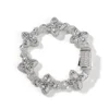 silver with white